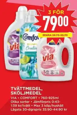 Willys TVÄTTMEDEL, SKÖLJMEDEL erbjuda