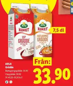 Lidl ARLA Grädde erbjuda