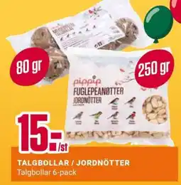 ÖoB TALGBOLLAR / JORDNÖTTER erbjuda