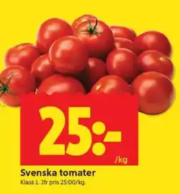 ICA Supermarket SVENSKA TOMATER erbjuda