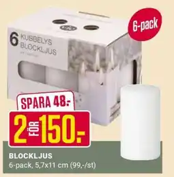 ÖoB Blockljus erbjuda