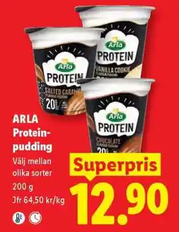 Lidl ARLA Protein-pudding erbjuda