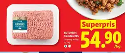 Lidl BUTCHER'S Fläskfärs 20% erbjuda