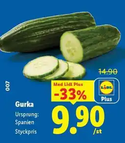 Lidl Gurka erbjuda