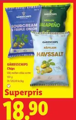 Lidl GÅRDSSCHIPS Chips erbjuda