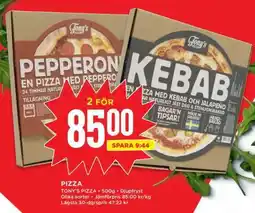 Willys Tony's Pizza erbjuda
