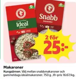 Coop Makaroner erbjuda