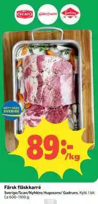 Coop Färsk fläskkarré erbjuda