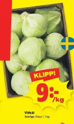 Stora Coop Vitkål erbjuda