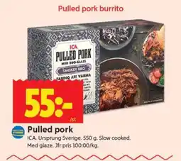 ICA Supermarket PULLED PORK erbjuda