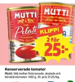 Coop Konserverade tomater erbjuda