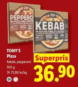 Lidl Tony's Pizza erbjuda