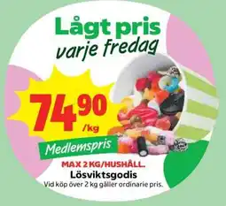Stora Coop Lösviktsgodis erbjuda