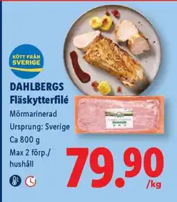 Lidl Dahlbergs Fläskytterfilé erbjuda