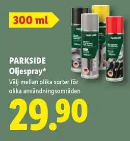 Lidl PARKSIDE Oljespray erbjuda