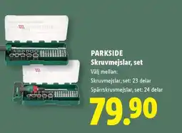 Lidl PARKSIDE Skruvmejslar, set erbjuda