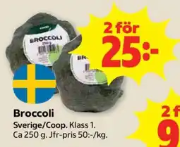 Stora Coop Broccoli erbjuda