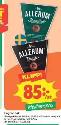Coop Lagrad Ost erbjuda
