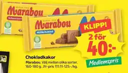 Coop Chokladkakor erbjuda