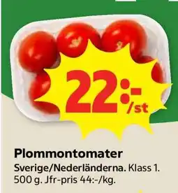 Stora Coop Plommontomater erbjuda