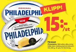 Coop Färskost Philadelphia erbjuda