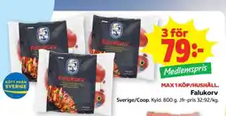 Stora Coop Falukorv erbjuda