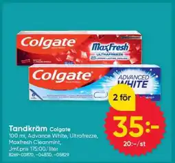 DollarStore Tandkräm Colgate erbjuda