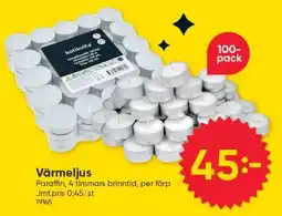 DollarStore Värmeljus erbjuda