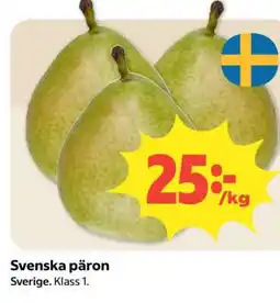 Coop Svenska päron erbjuda