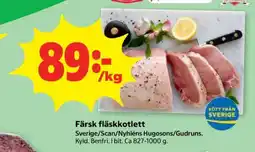 Stora Coop Färsk Fläskkotlett erbjuda