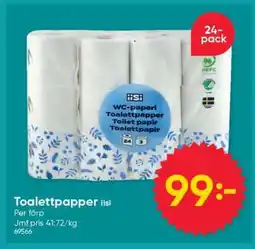 DollarStore Toalettpapper iisi erbjuda