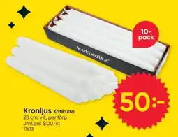 DollarStore Kronljus Kotikulta erbjuda