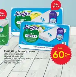 DollarStore Swiffer Wet Refills erbjuda
