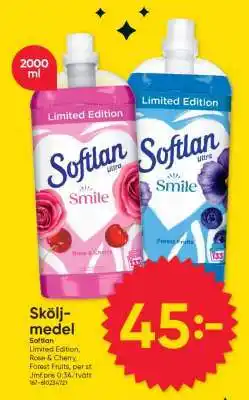 DollarStore Sköljmedel Softlan erbjuda
