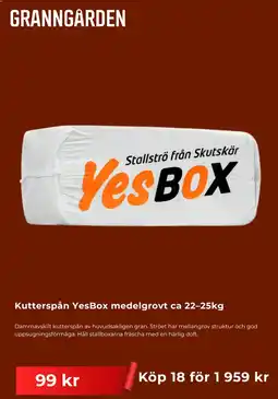 Granngården YesBox stallströ erbjuda