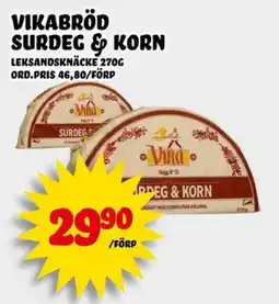 Nelins Vira vikabröd surdeg & korn erbjuda
