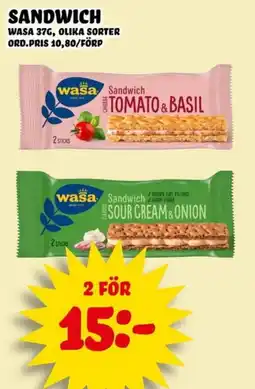 Nelins Wasa sandwich erbjuda