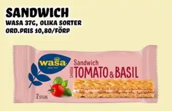 Nelins Wasa sandwich tomato & basil erbjuda