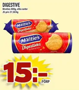 Nelins McVities Digestive erbjuda
