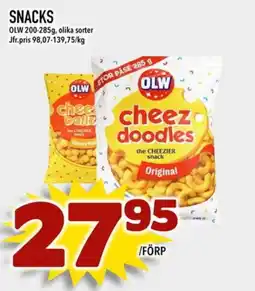 Nelins Olw cheez doodles erbjuda