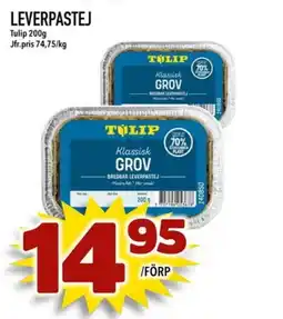 Nelins Tulip leverpastej erbjuda