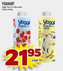 Nelins Yoggi yoghurt erbjuda