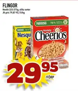 Nelins Nestlé flingor erbjuda