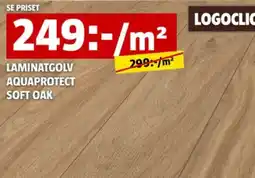 Bauhaus Logoclic laminatgolv aquaprotect soft oak erbjuda