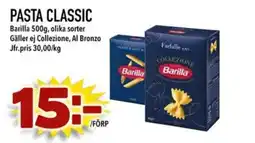Nelins Barilla pasta classic erbjuda