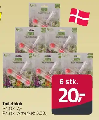 Fresh toilet freshener