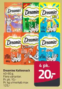 Fleggaard Dreamies Kattesnack erbjuda