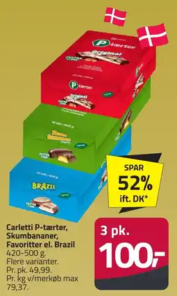 Fleggaard Carletti P-tærter erbjuda