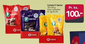 Carletti P-tærter