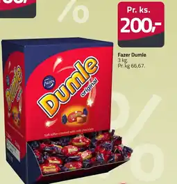 Fleggaard Fazer Dumle erbjuda